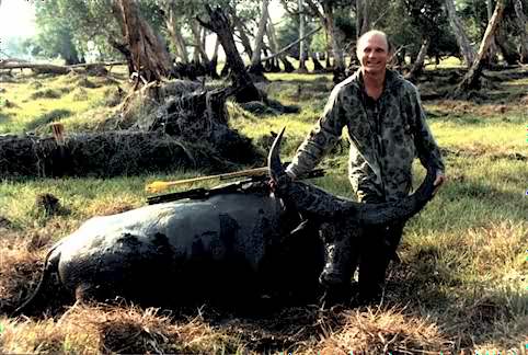 Allen Davies with a Trophy Water Buffalo